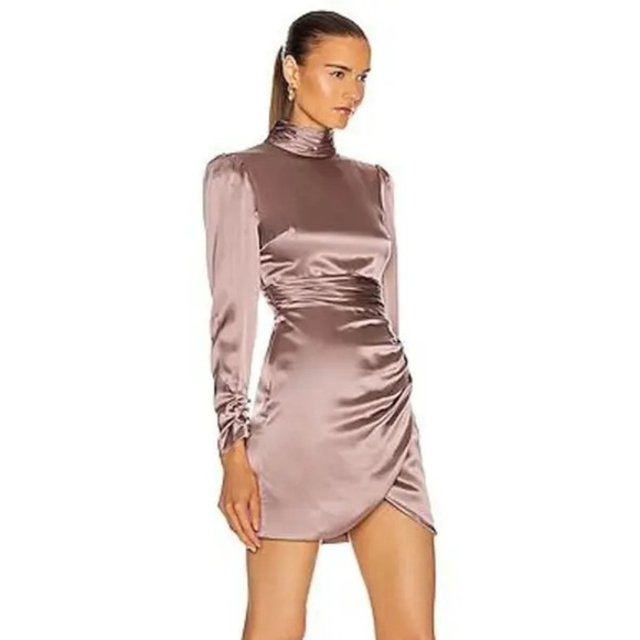 CINQ A SEPT • NANCY DRESS • METALLIC - Picture 4 of 5